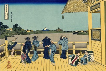  Hokusai Pintura al %C3%B3leo - sala sazai 500 templos rakan Katsushika Hokusai japonés